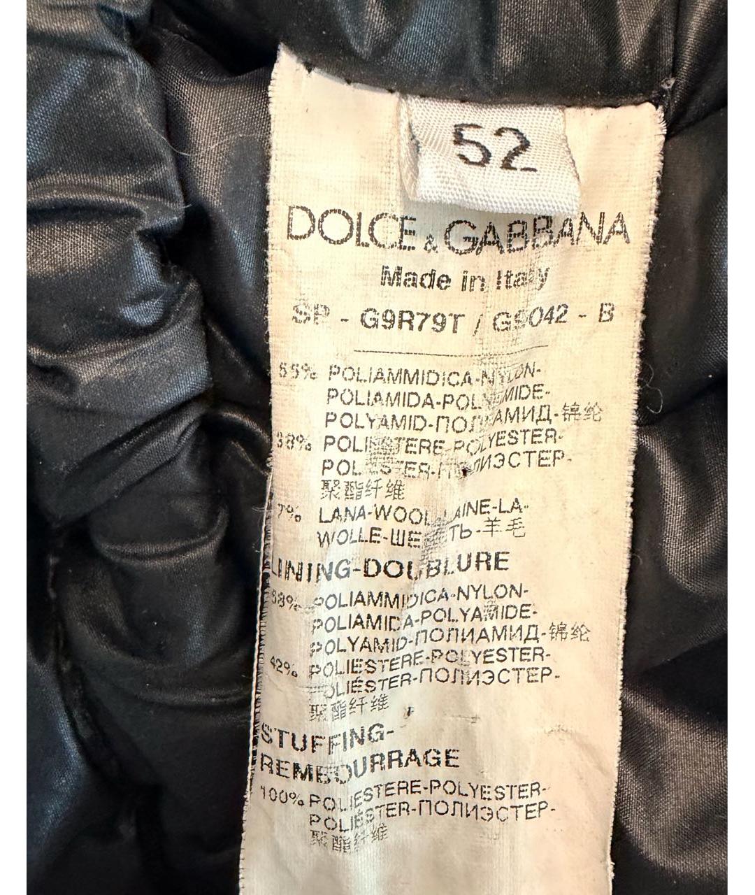 DOLCE&GABBANA Черная куртка, фото 3