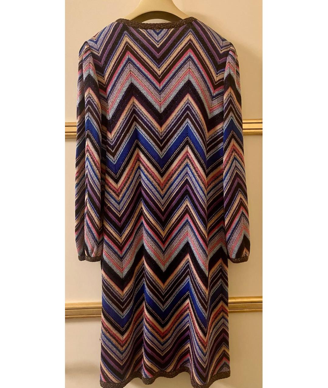 MISSONI Мульти шелковое платье, фото 2