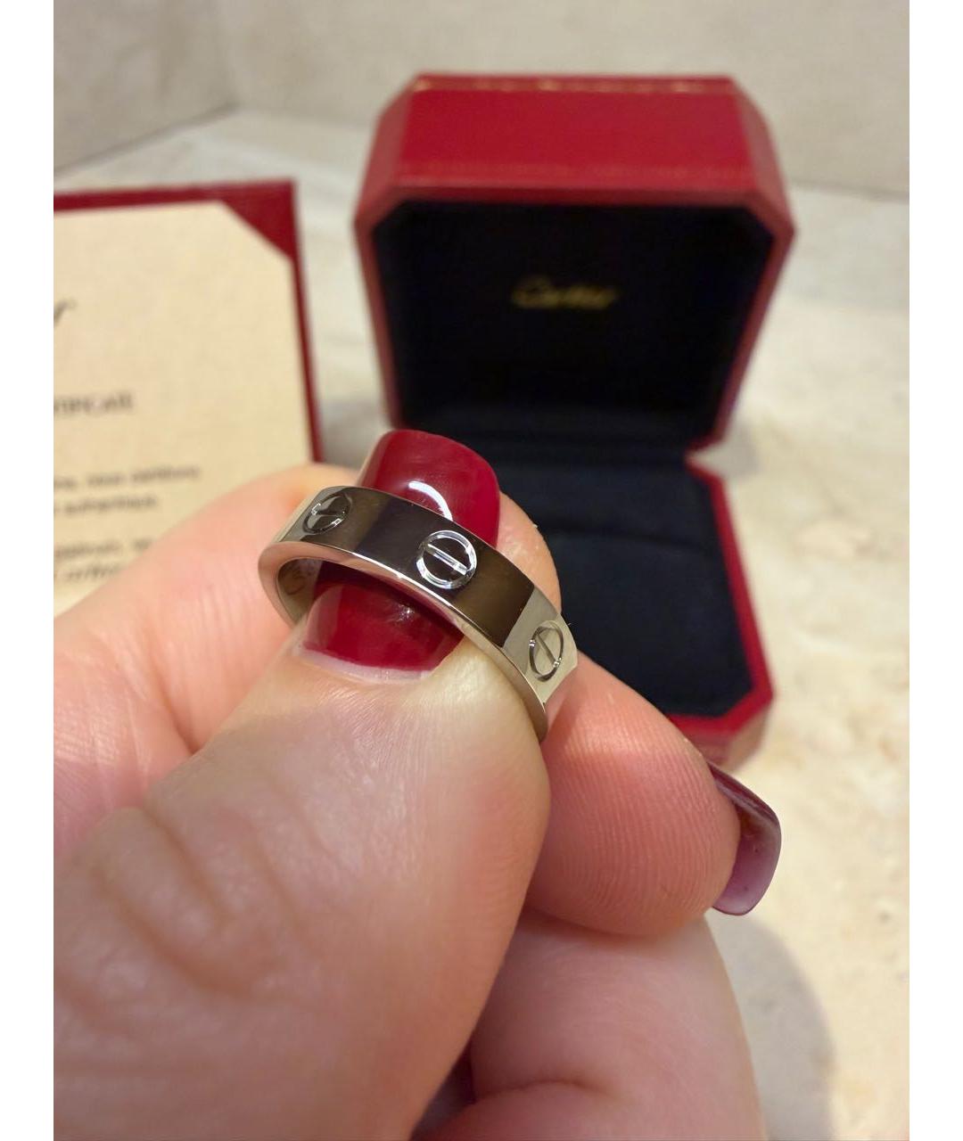 CARTIER Белое кольцо из белого золота, фото 3