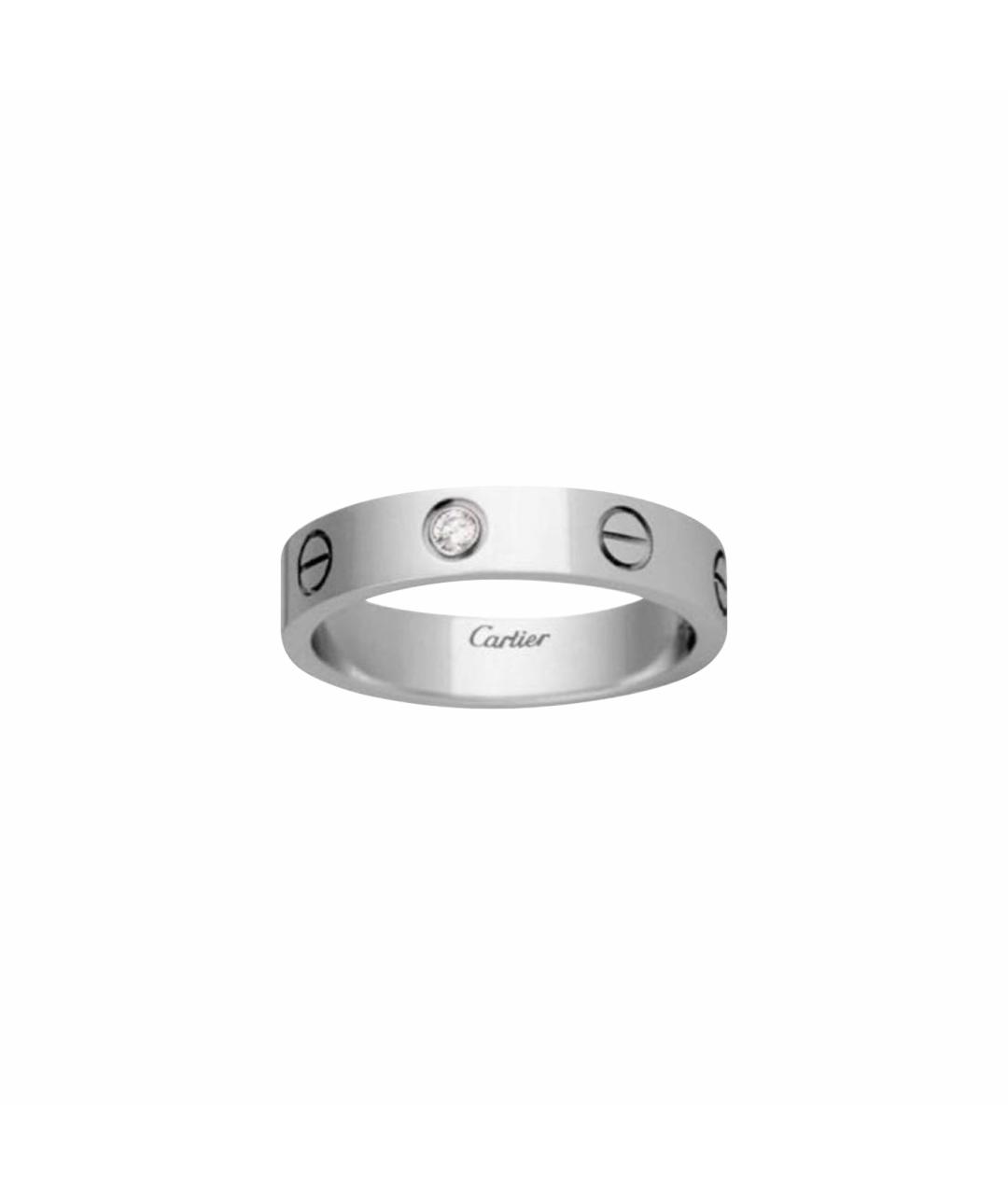 CARTIER Белое кольцо из белого золота, фото 8
