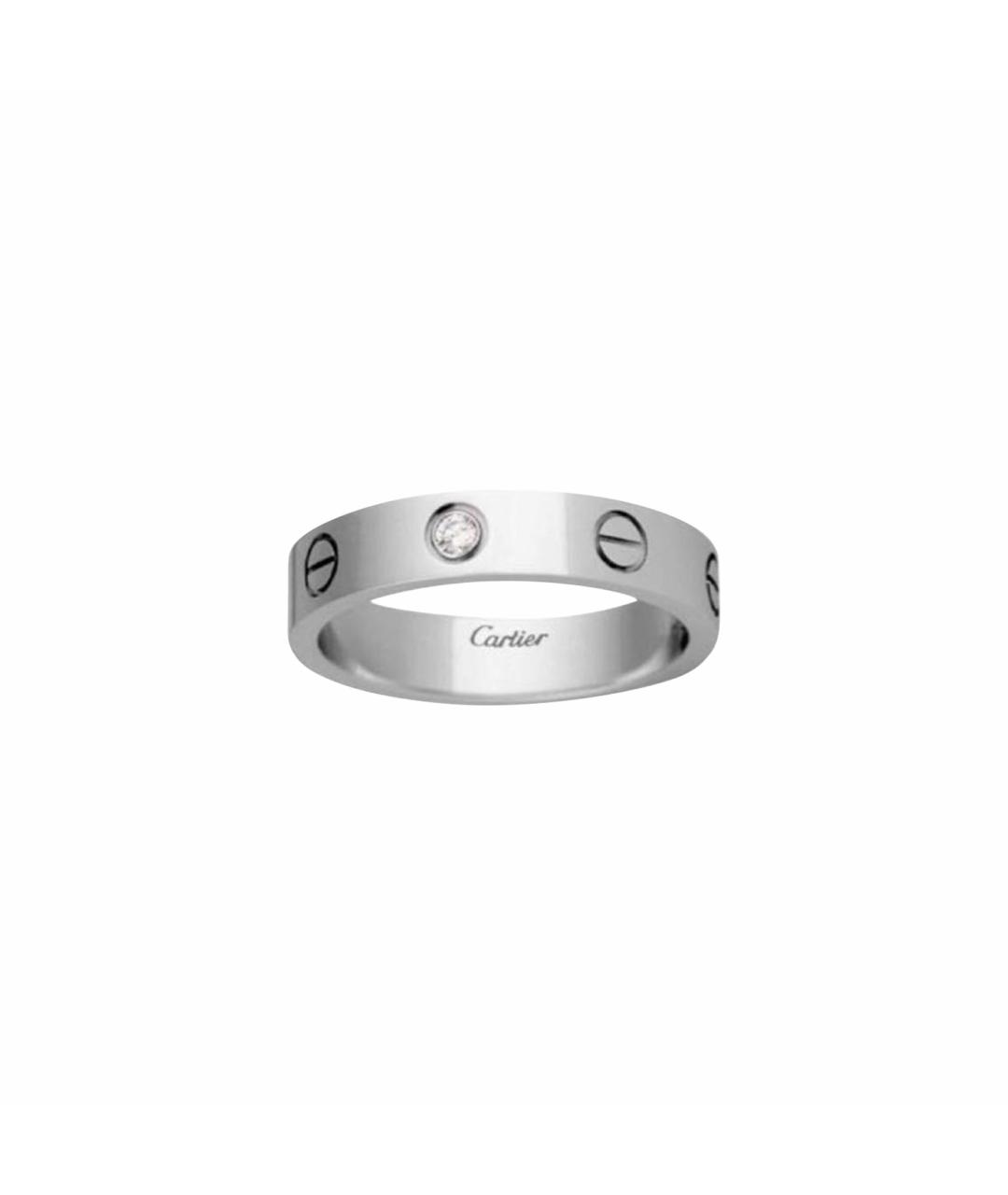 CARTIER Белое кольцо из белого золота, фото 1