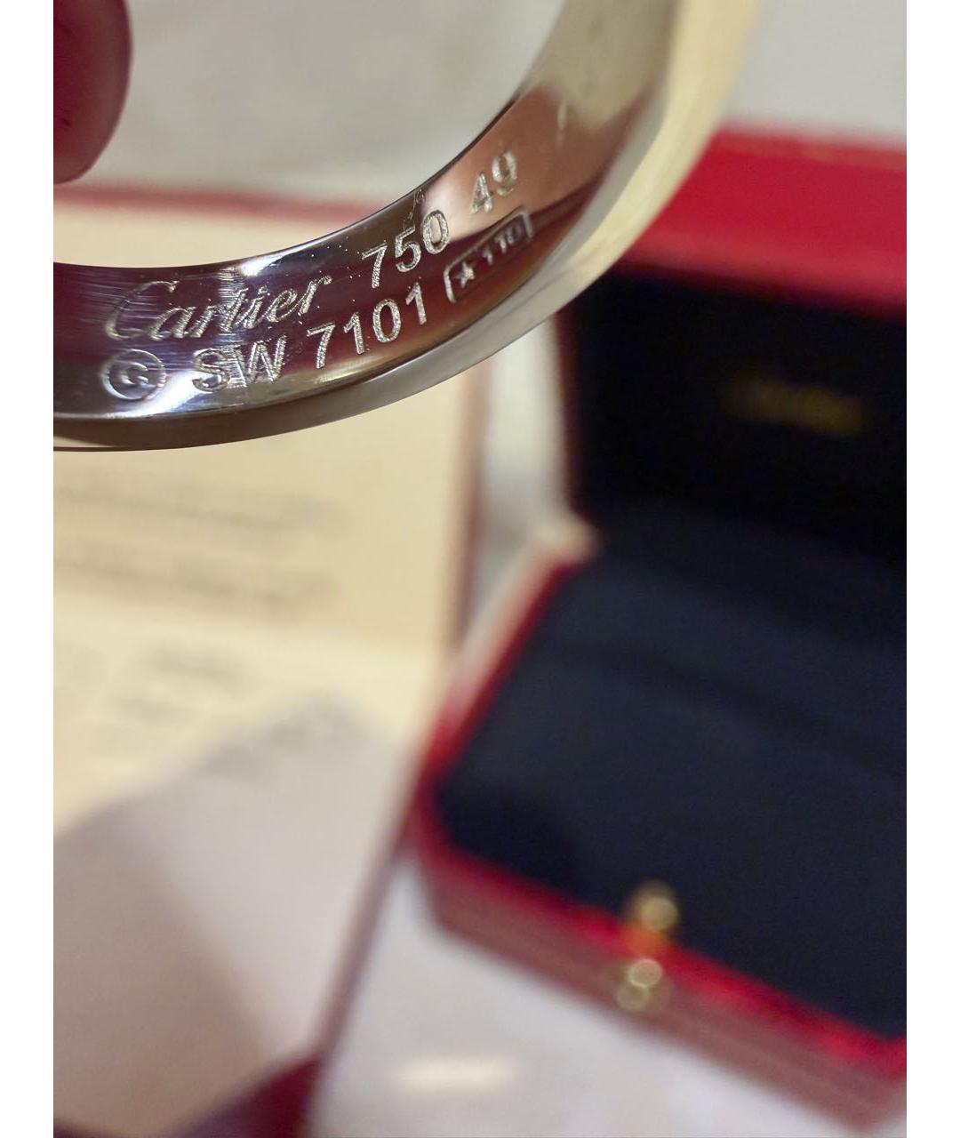 CARTIER Белое кольцо из белого золота, фото 6