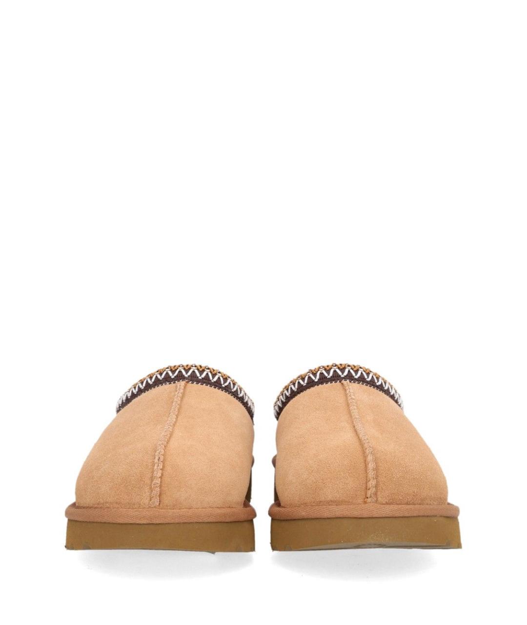 UGG Бежевые замшевые сабо, фото 5