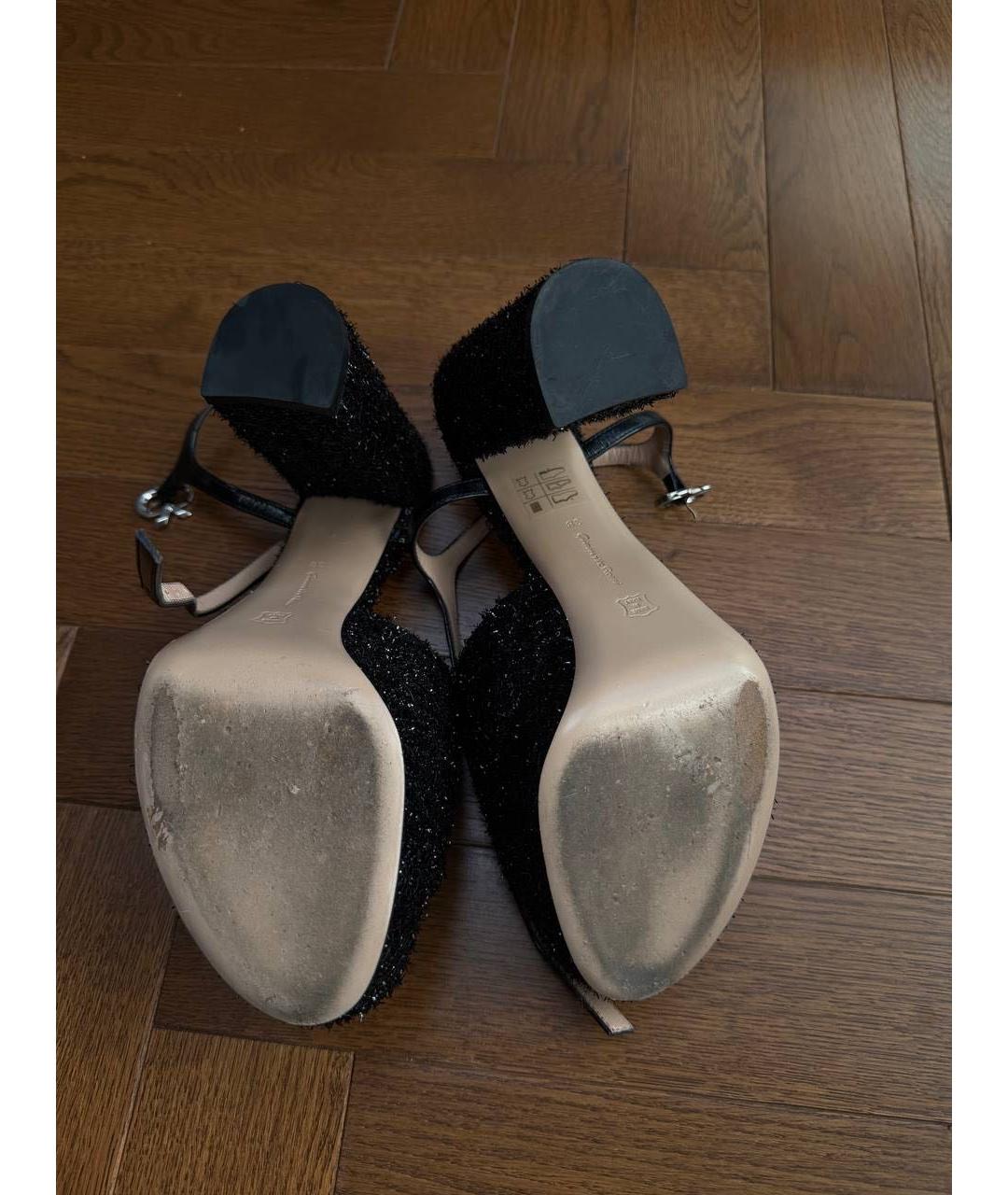 GIANVITO ROSSI Черные босоножки, фото 4