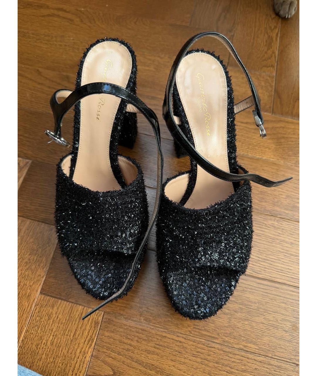 GIANVITO ROSSI Черные босоножки, фото 5
