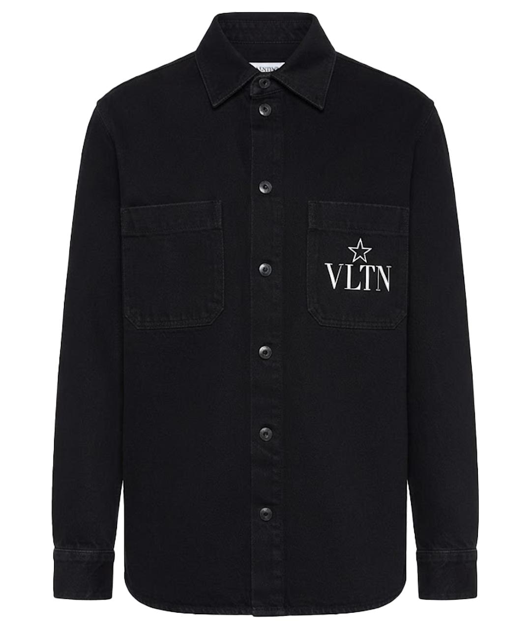 VALENTINO Черная деним рубашка, фото 1