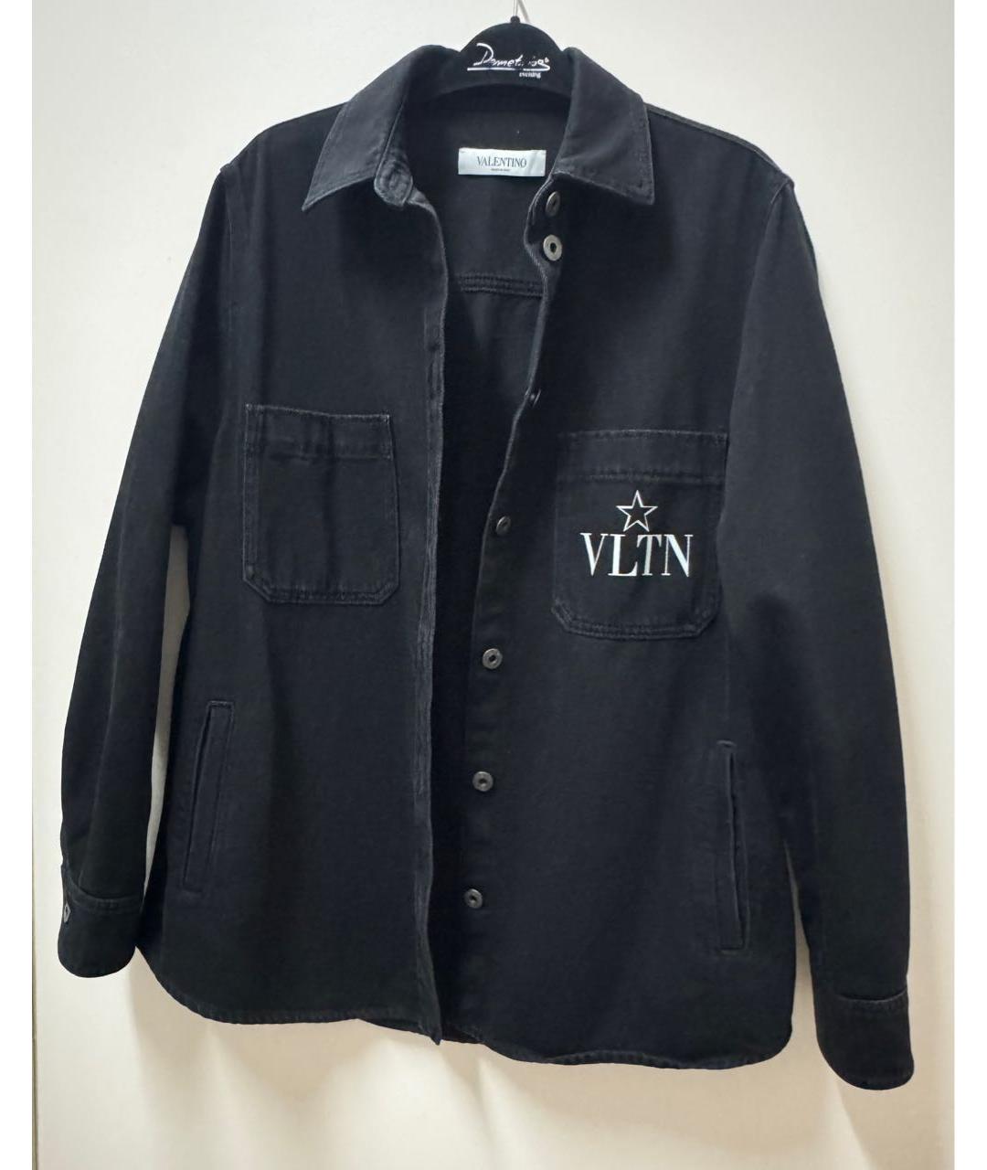 VALENTINO Черная деним рубашка, фото 8