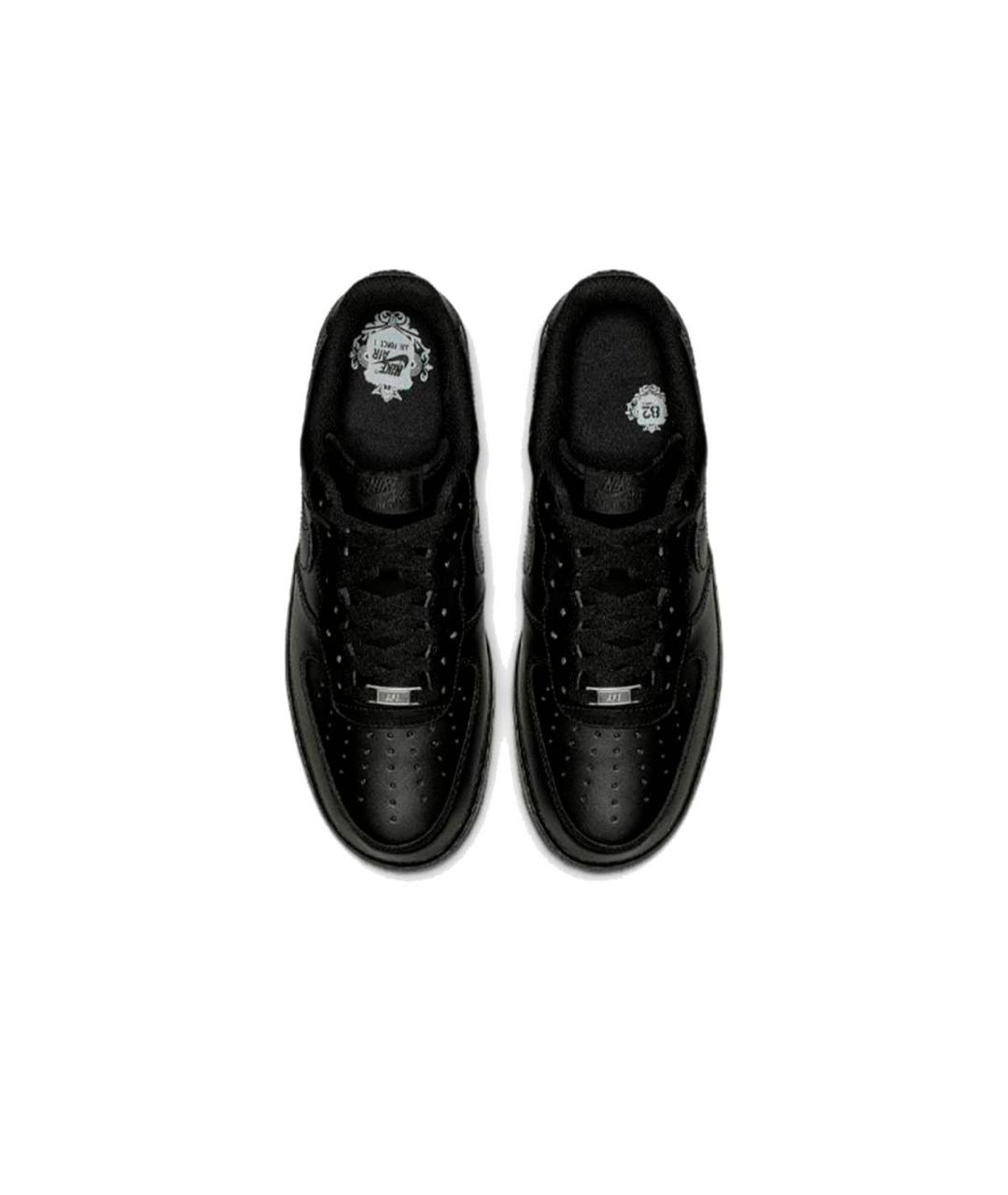 NIKE Черные кожаные кроссовки, фото 3