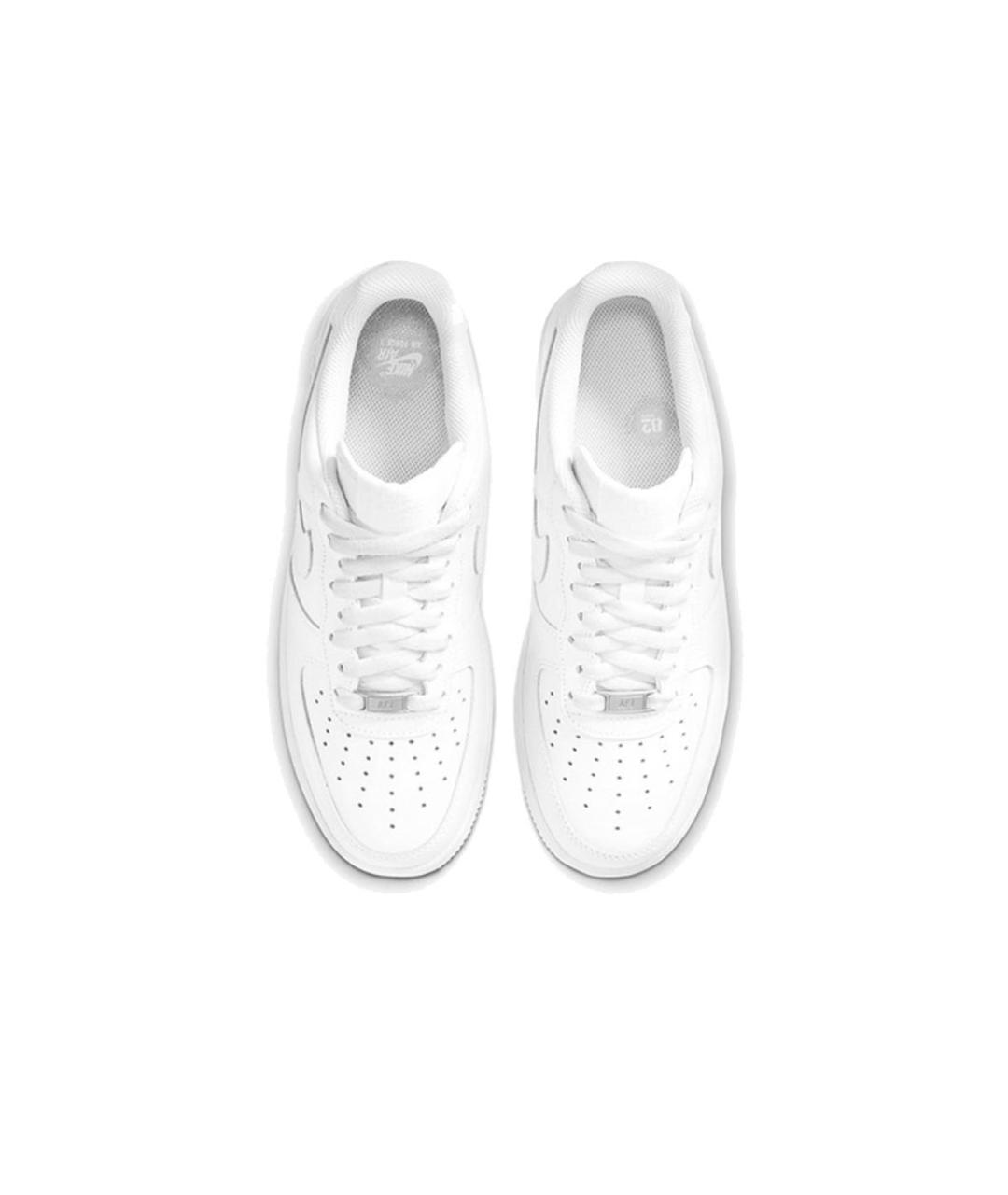 NIKE Белые кожаные кроссовки, фото 3