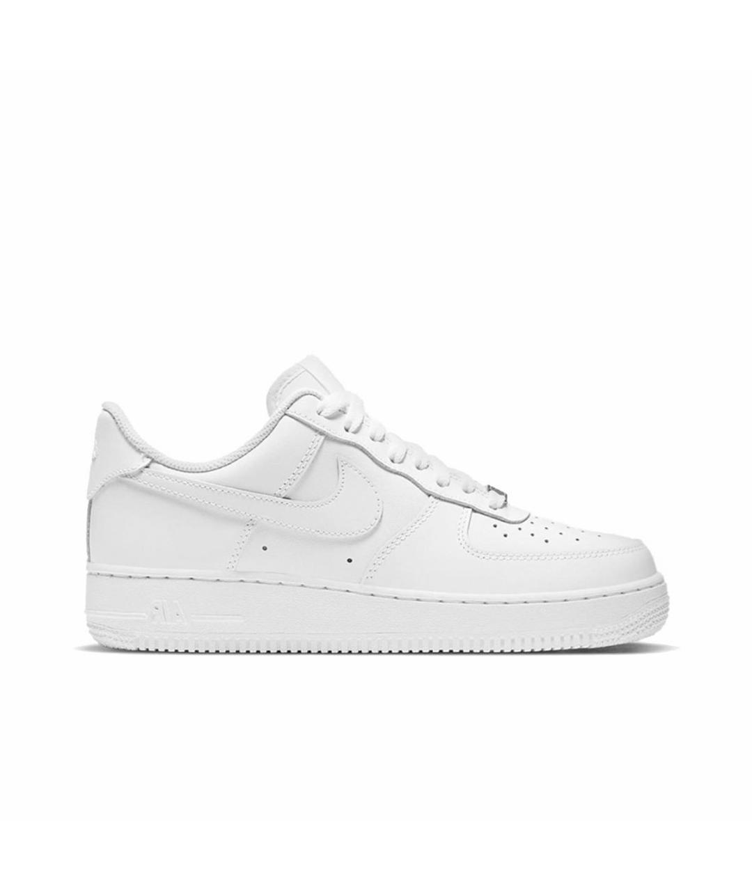 NIKE Белые кожаные кроссовки, фото 6