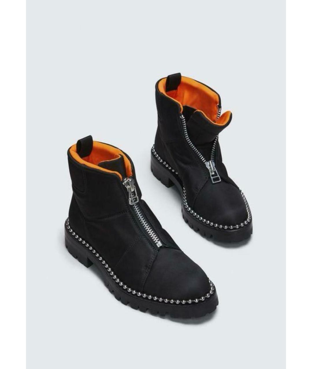 ALEXANDER WANG Черные синтетические ботинки, фото 2