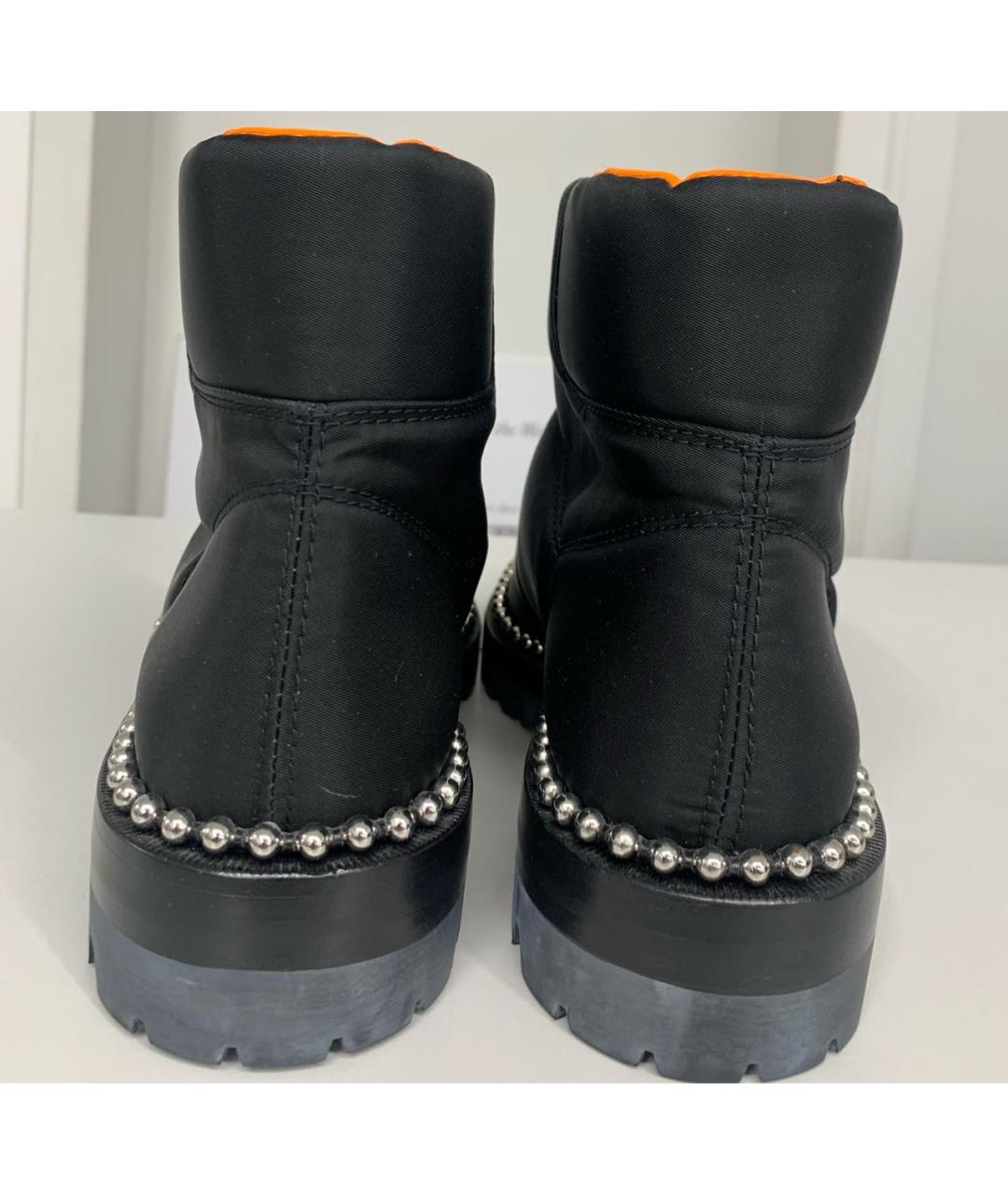ALEXANDER WANG Черные синтетические ботинки, фото 5