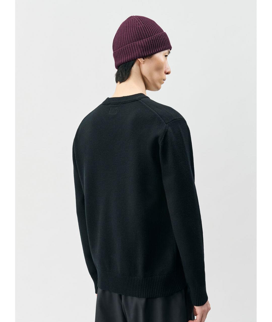 CP COMPANY Черный шерстяной джемпер / свитер, фото 3