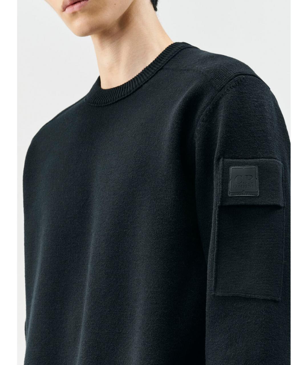 CP COMPANY Черный шерстяной джемпер / свитер, фото 4