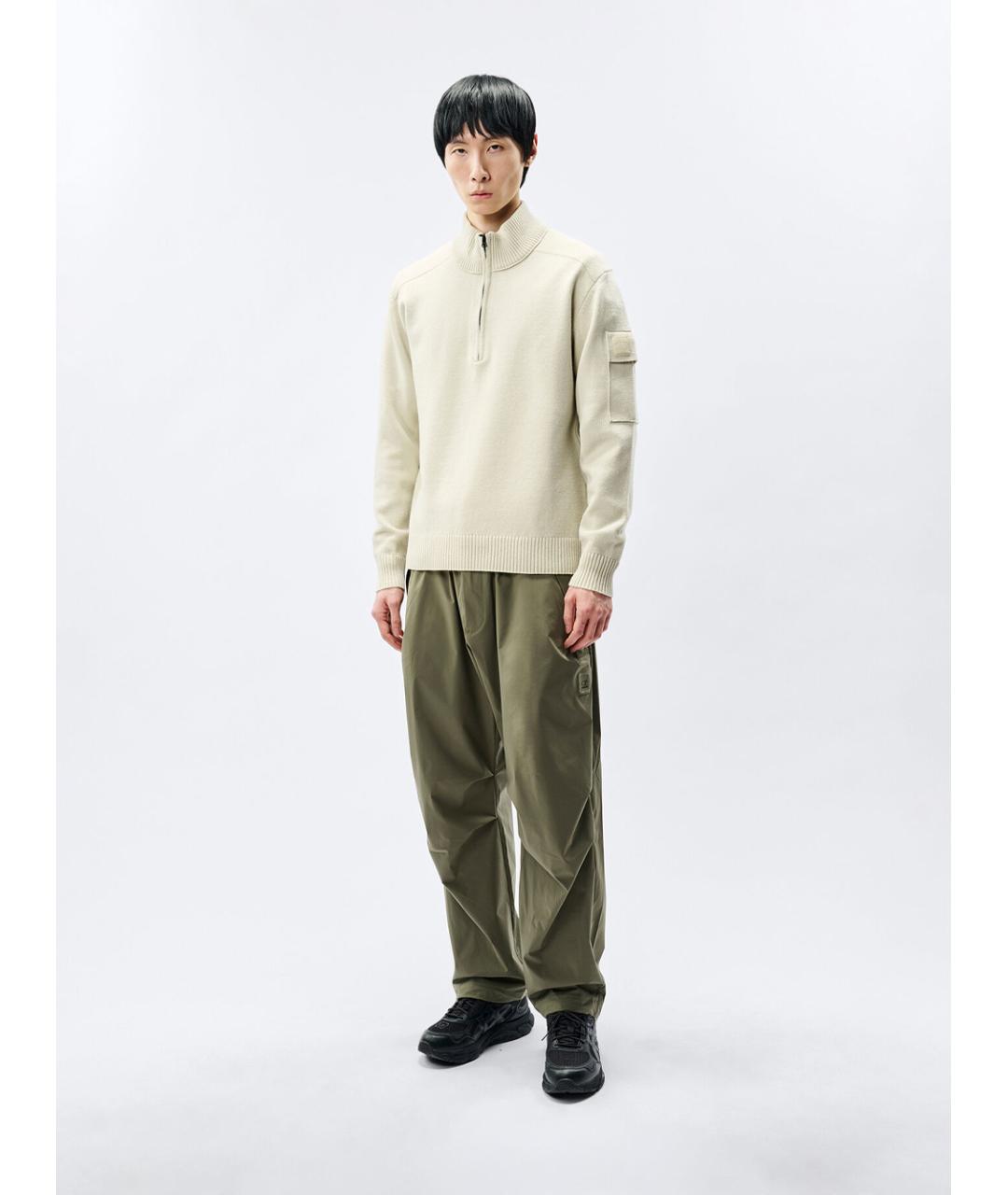 CP COMPANY Бежевый шерстяной джемпер / свитер, фото 6