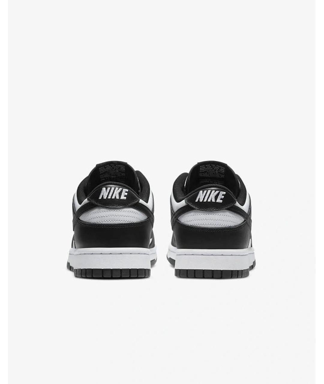 NIKE Черные кожаные кроссовки, фото 4