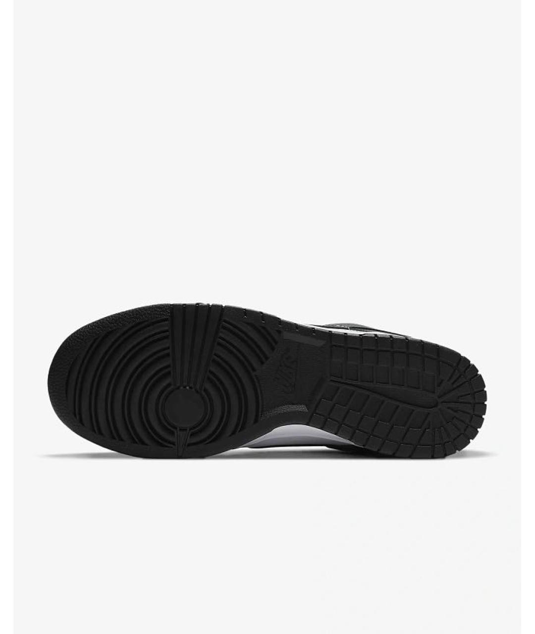 NIKE Черные кожаные кроссовки, фото 5