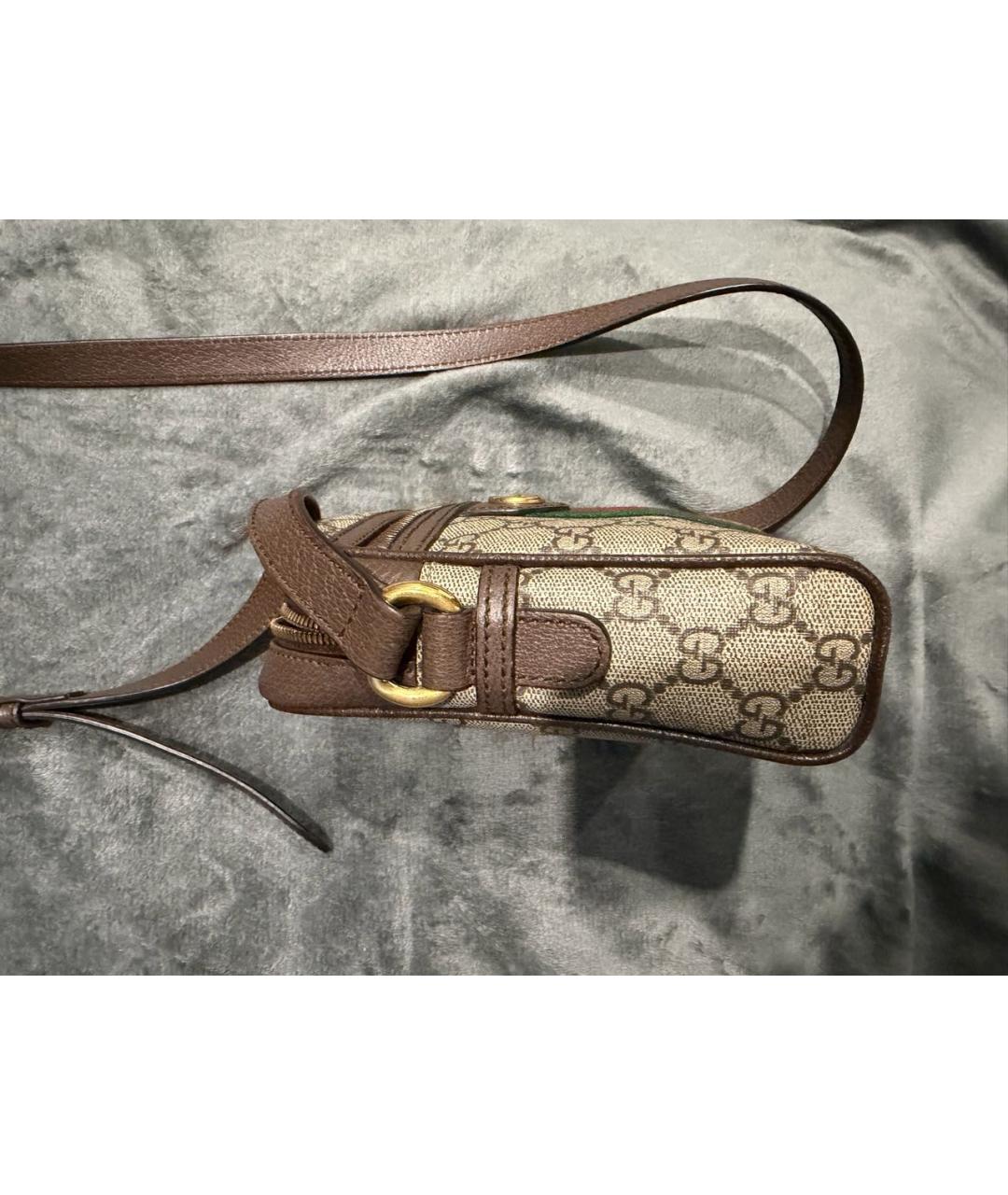 GUCCI Коричневая сумка на плечо, фото 4