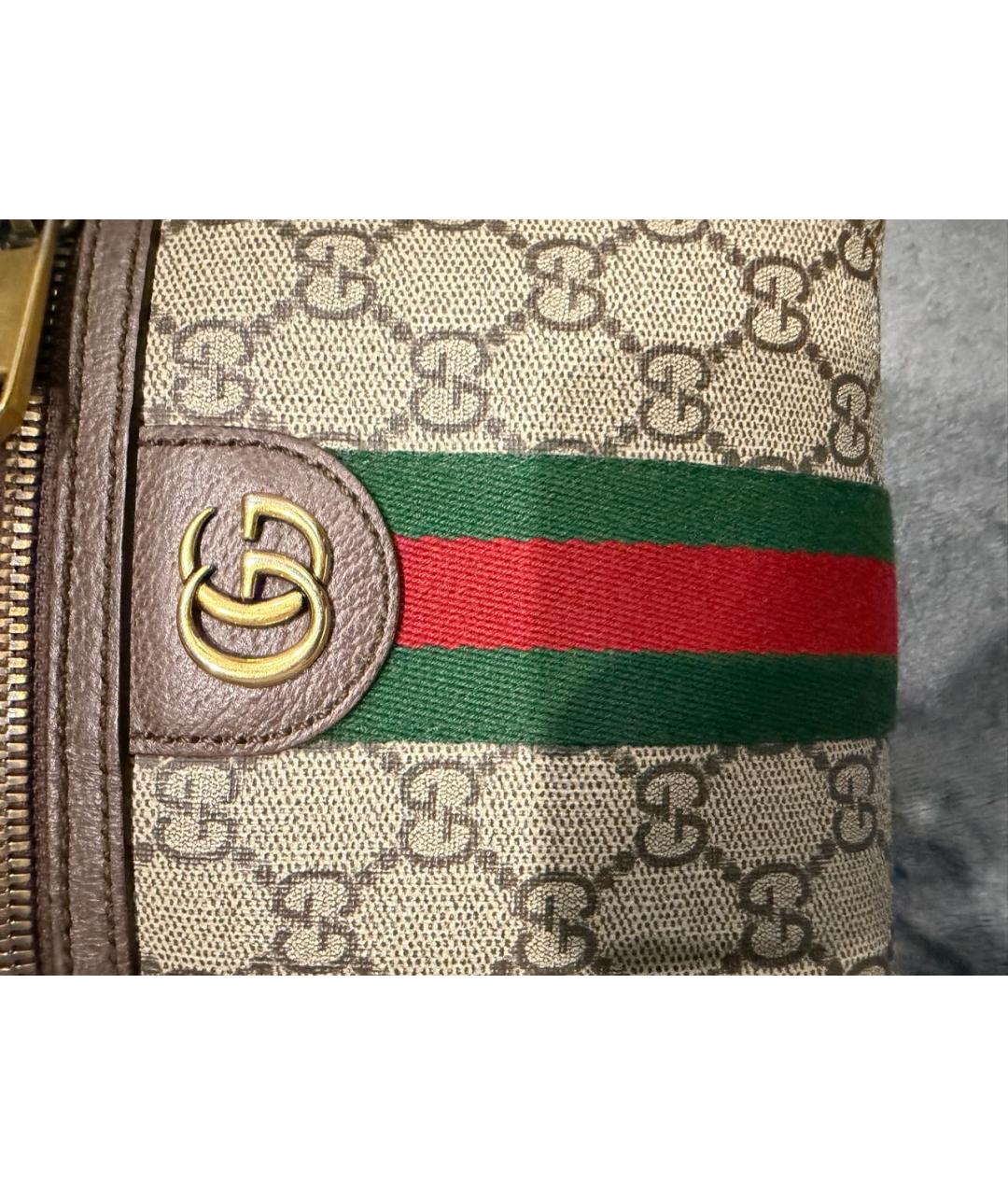 GUCCI Коричневая сумка на плечо, фото 3