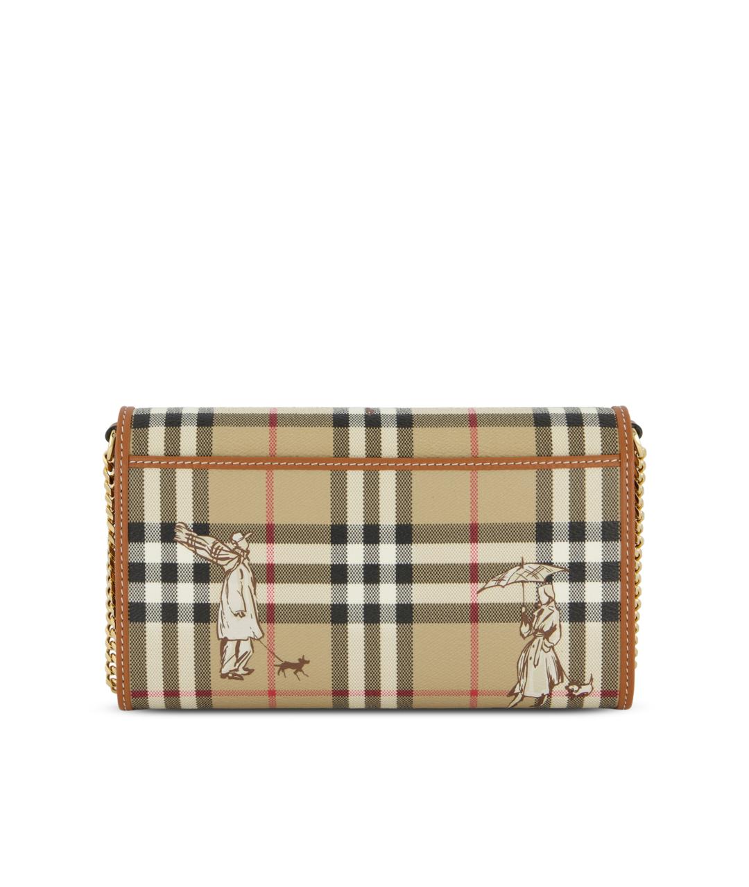BURBERRY Бежевый кошелек, фото 2