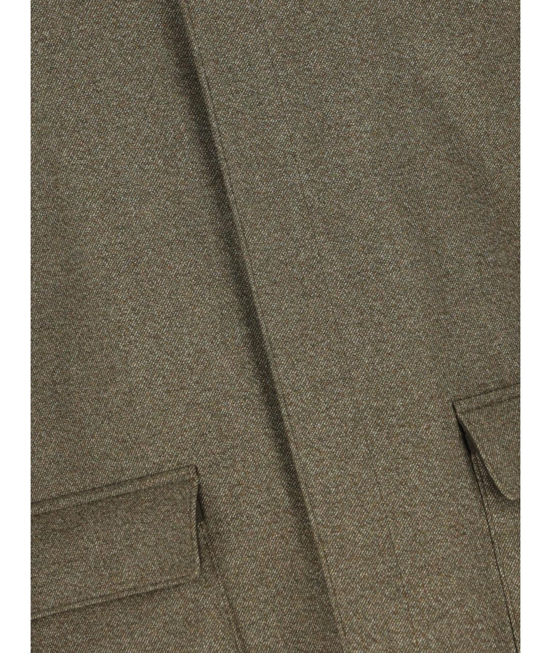 LORO PIANA Зеленая шерстяная куртка, фото 3