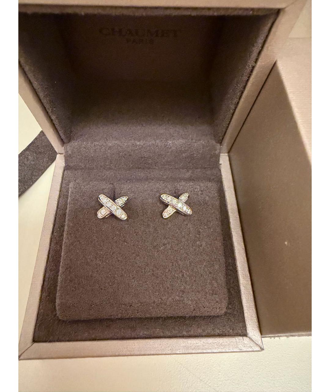 CHAUMET Серебряные серьги из белого золота, фото 3