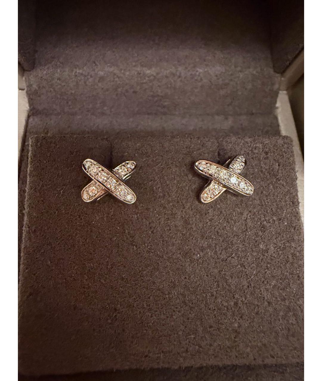 CHAUMET Серебряные серьги из белого золота, фото 8