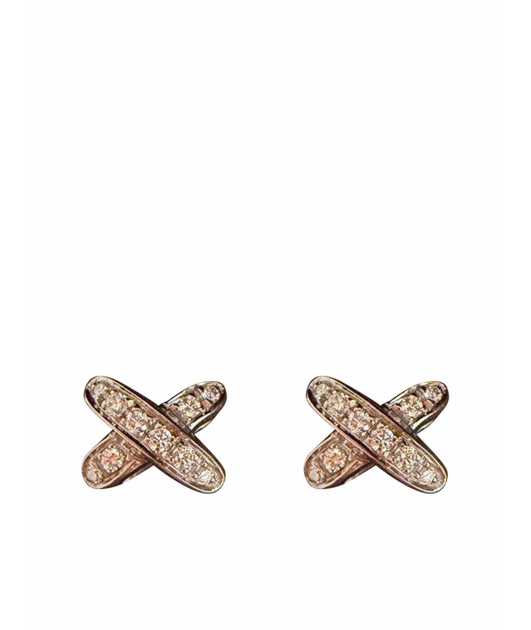 CHAUMET Серебряные серьги из белого золота, фото 1