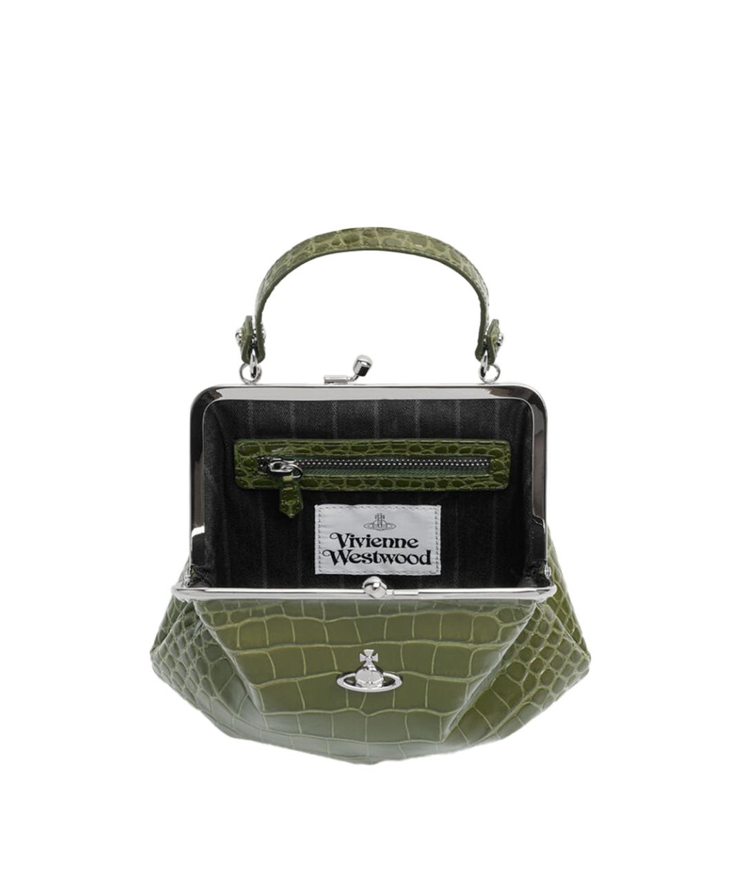 VIVIENNE WESTWOOD Кожаная сумка с короткими ручками, фото 3