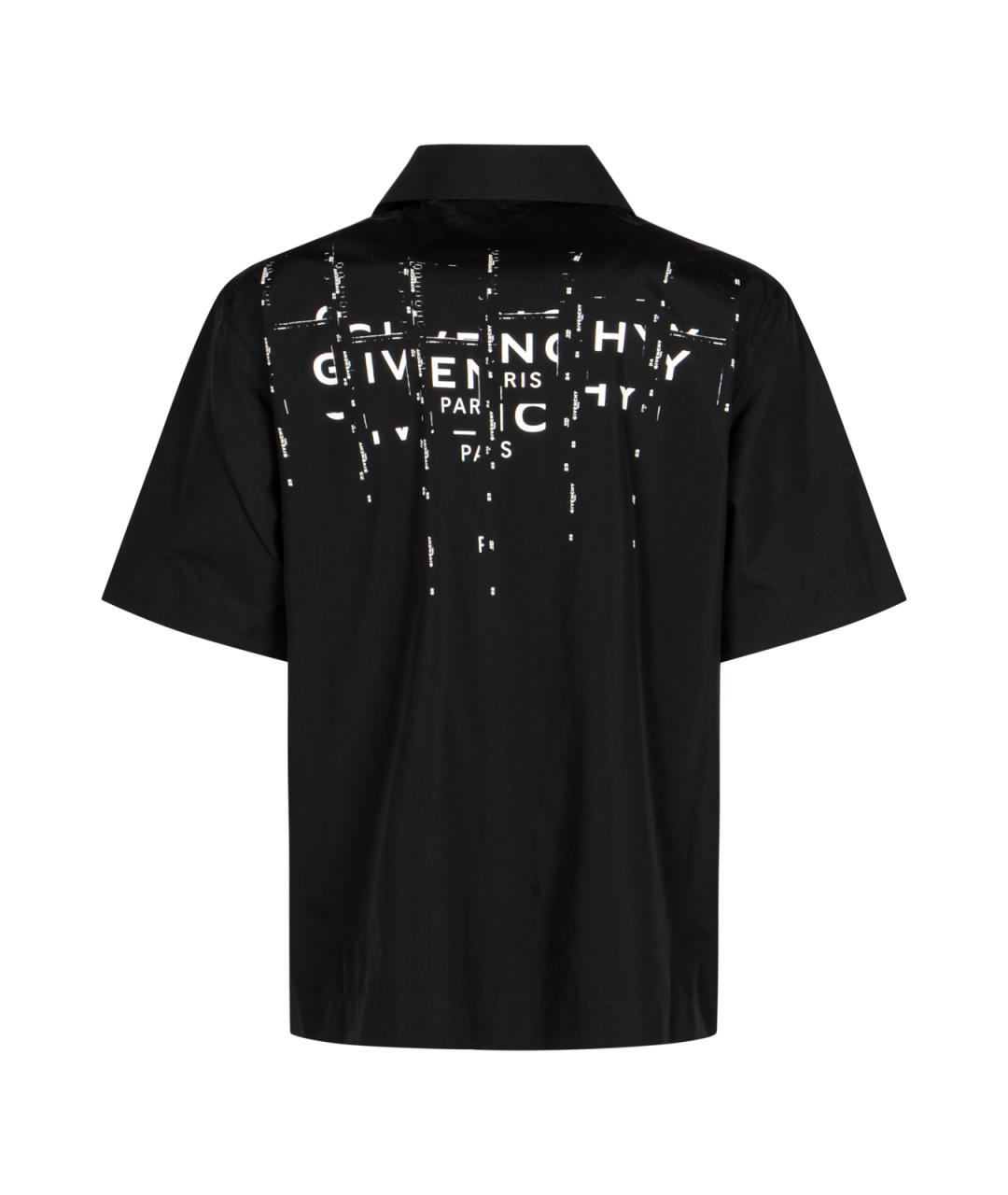 GIVENCHY Черная хлопковая кэжуал рубашка, фото 2
