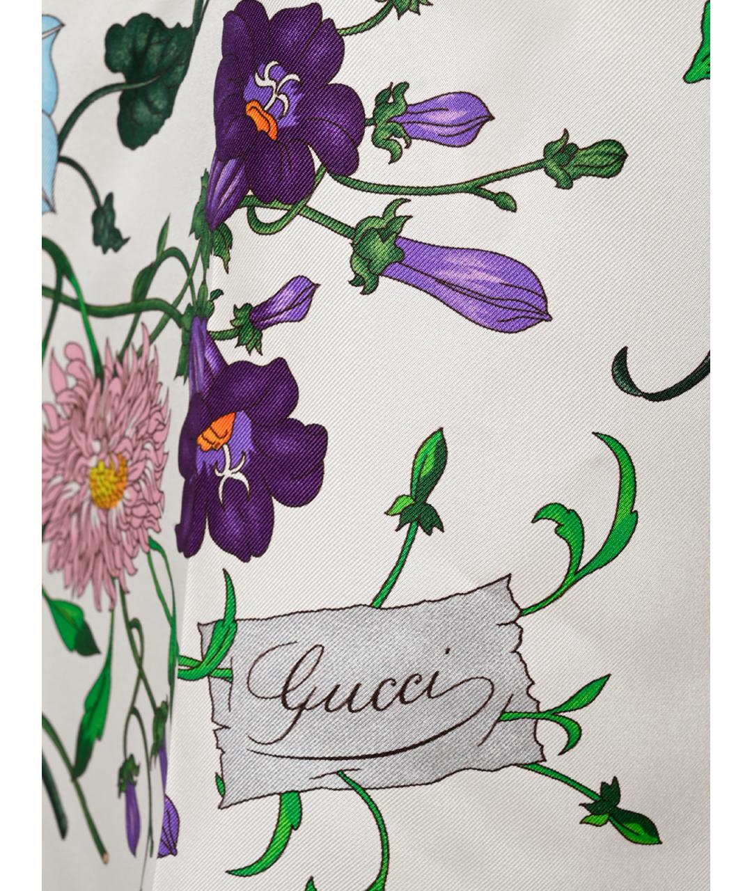GUCCI Мульти шелковое коктейльное платье, фото 3