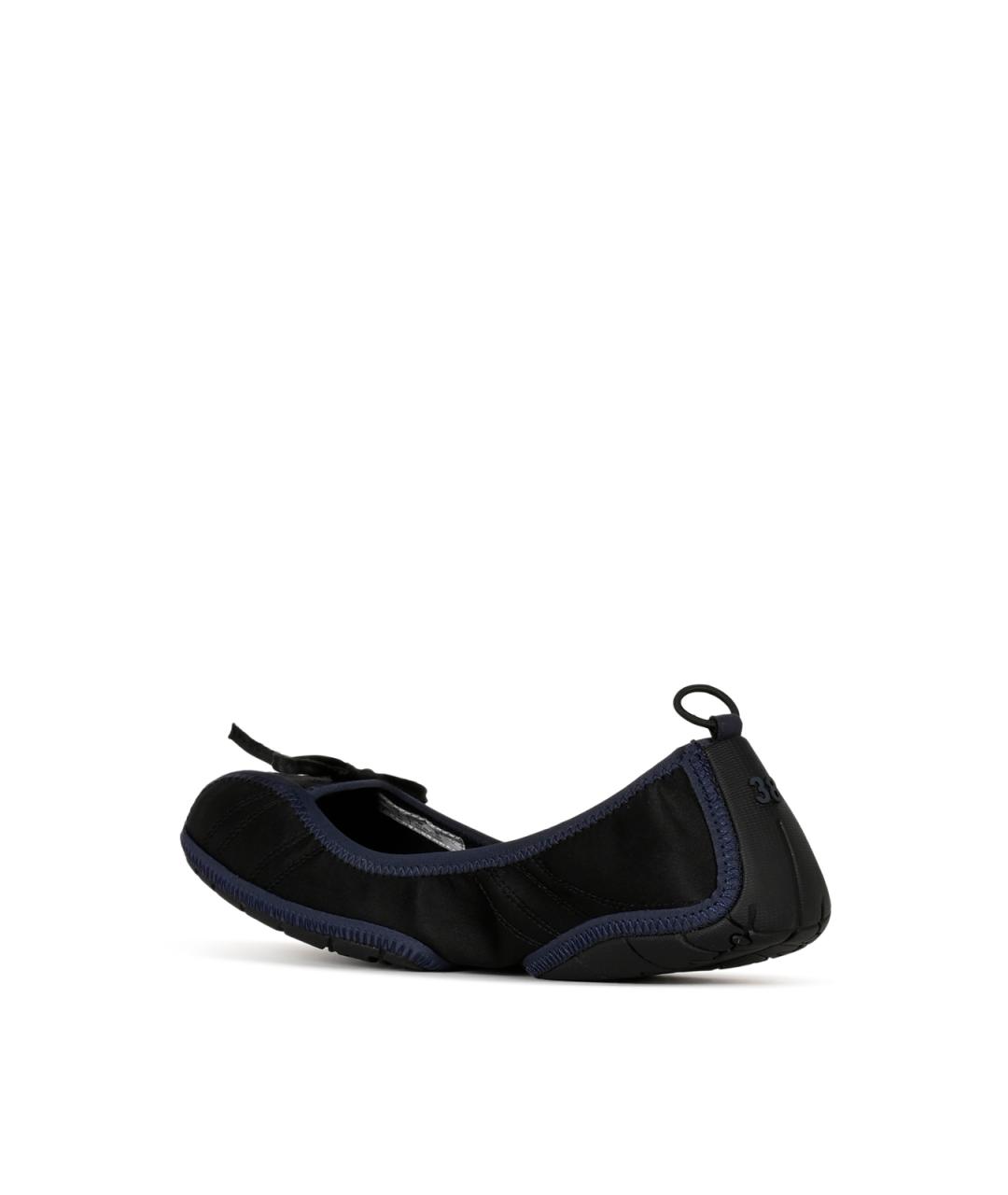 BALENCIAGA Черные синтетические балетки, фото 3