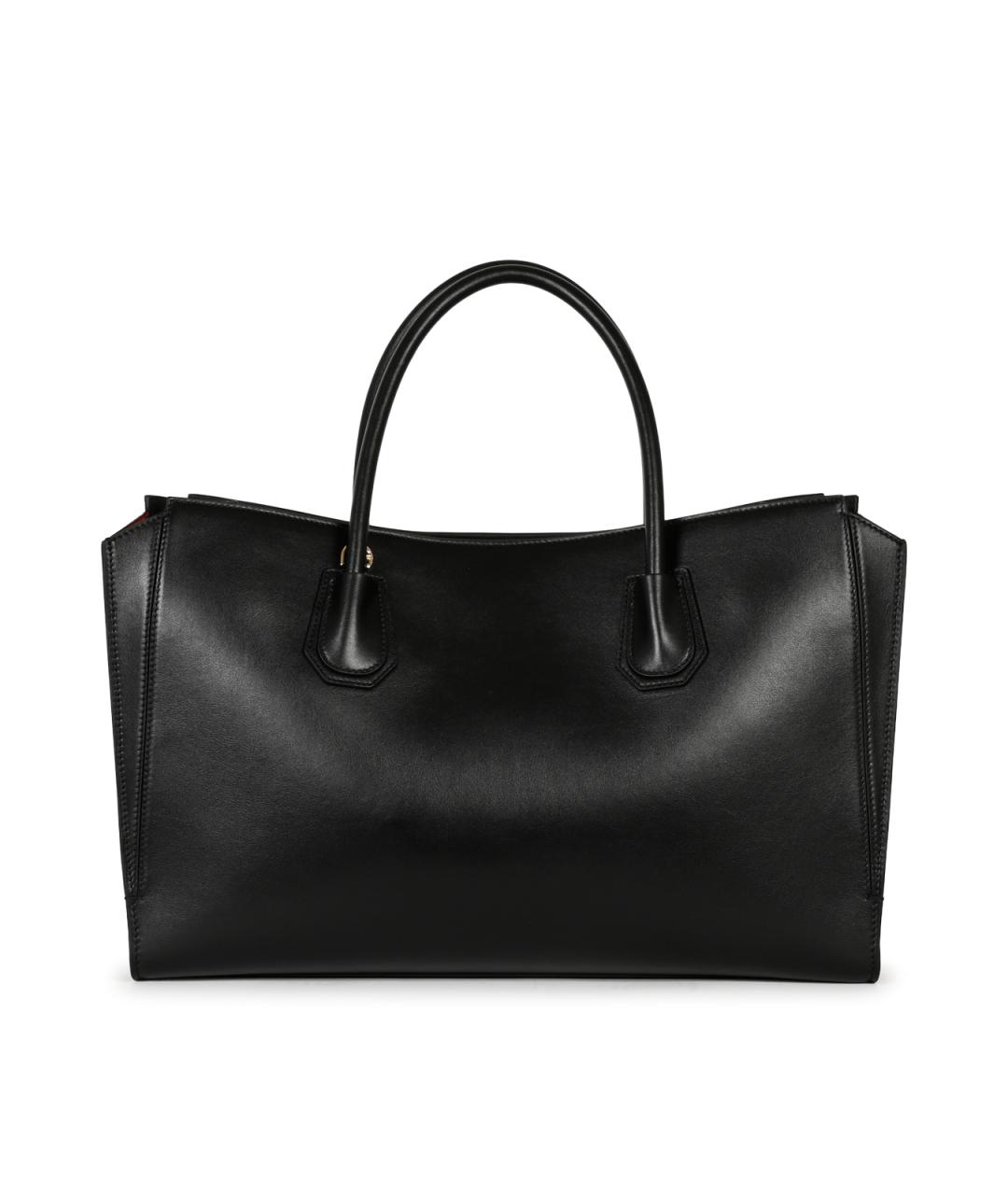 GIVENCHY Черная кожаная сумка тоут, фото 3