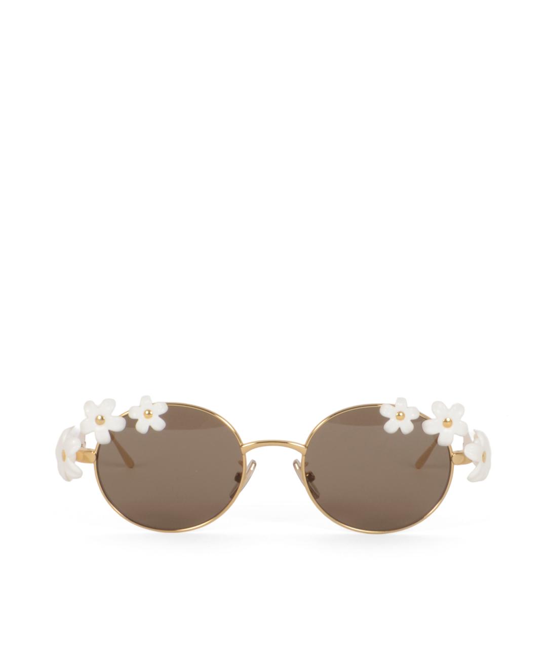 LOEWE Золотые солнцезащитные очки, фото 1