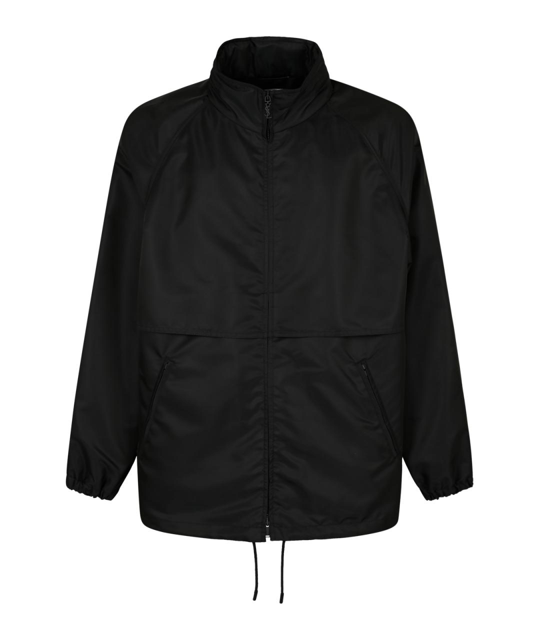 SAINT LAURENT Темно-синяя полиэстеровая куртка, фото 1