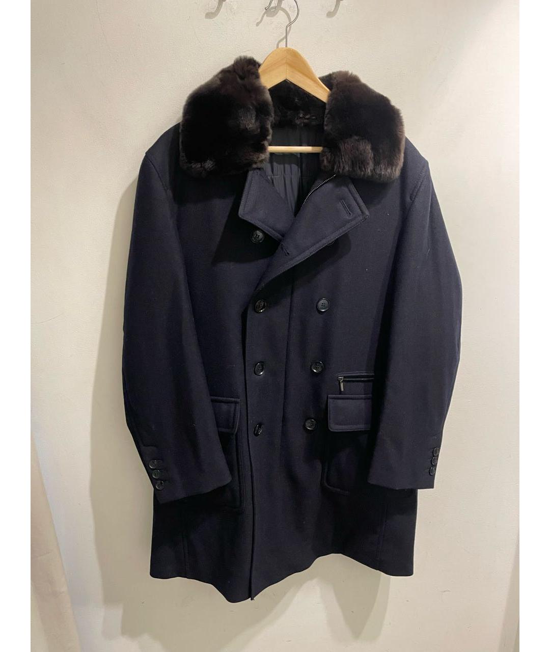 BRIONI Темно-синее пальто, фото 7