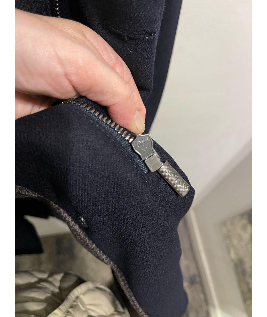 BRIONI Темно-синее пальто, фото 6