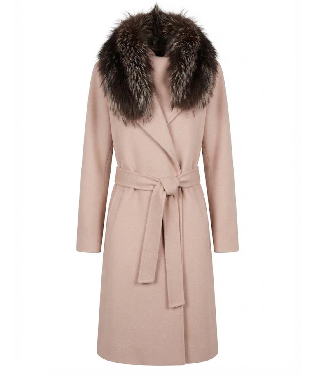 'S MAX MARA Розовое шерстяное пальто, фото 1