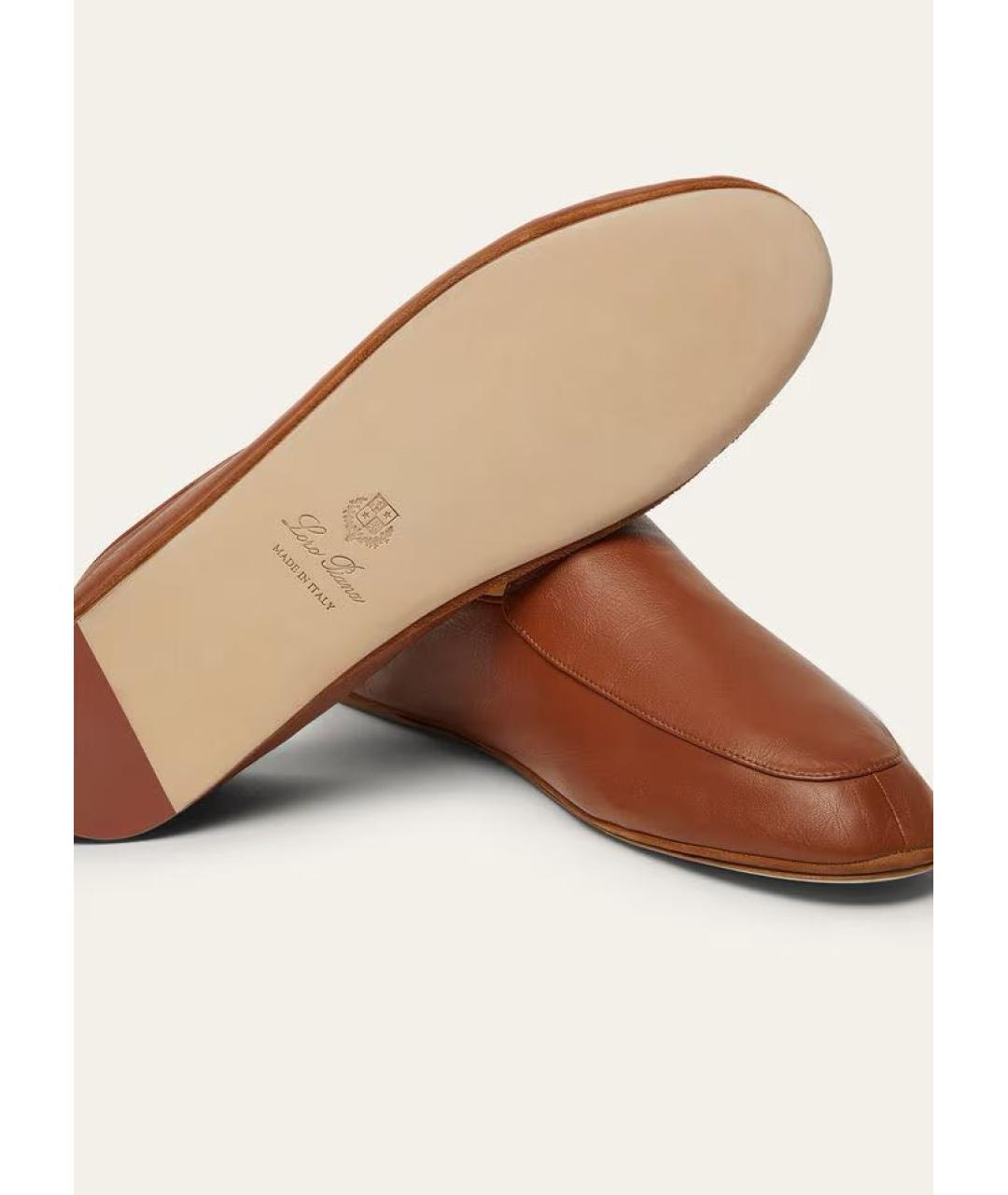 LORO PIANA Кожаные лоферы, фото 4