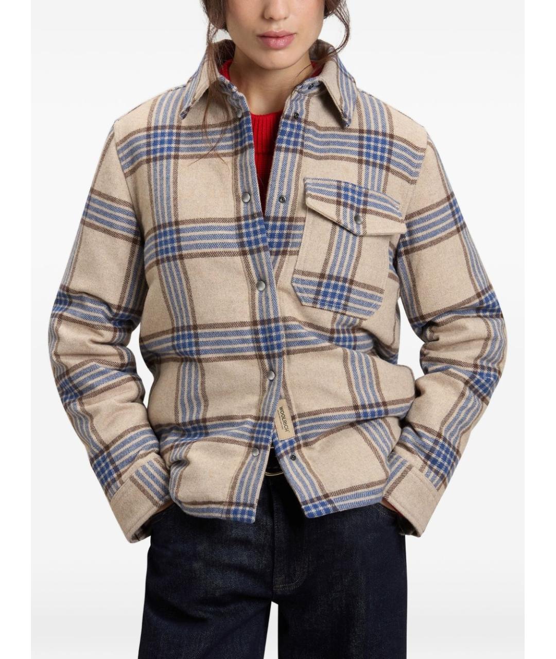 WOOLRICH Синяя рубашка, фото 2