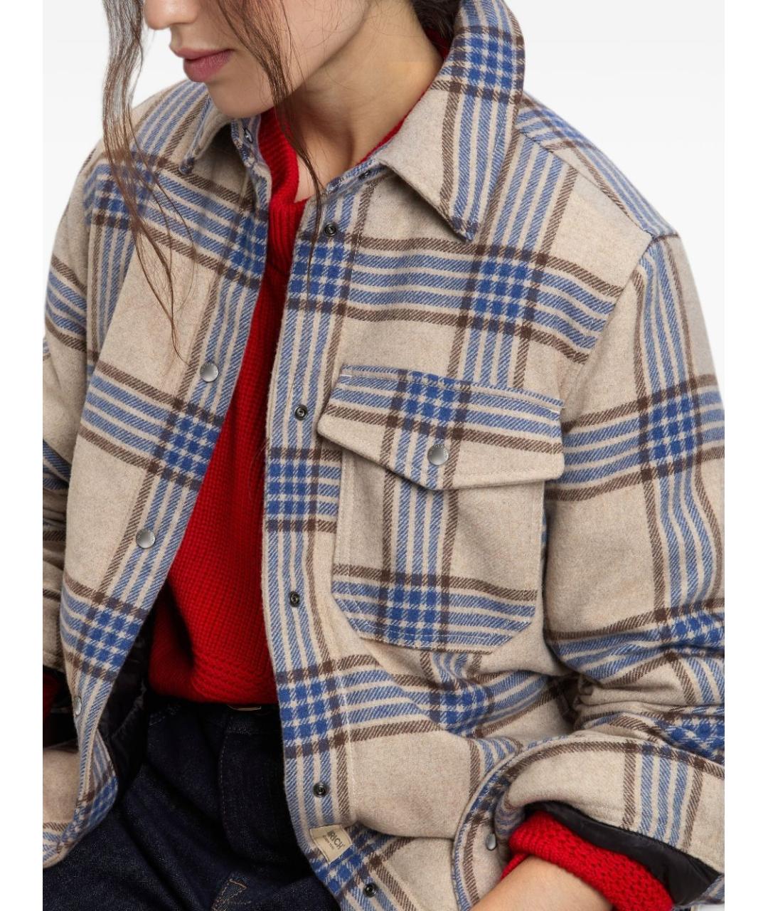 WOOLRICH Синяя рубашка, фото 4