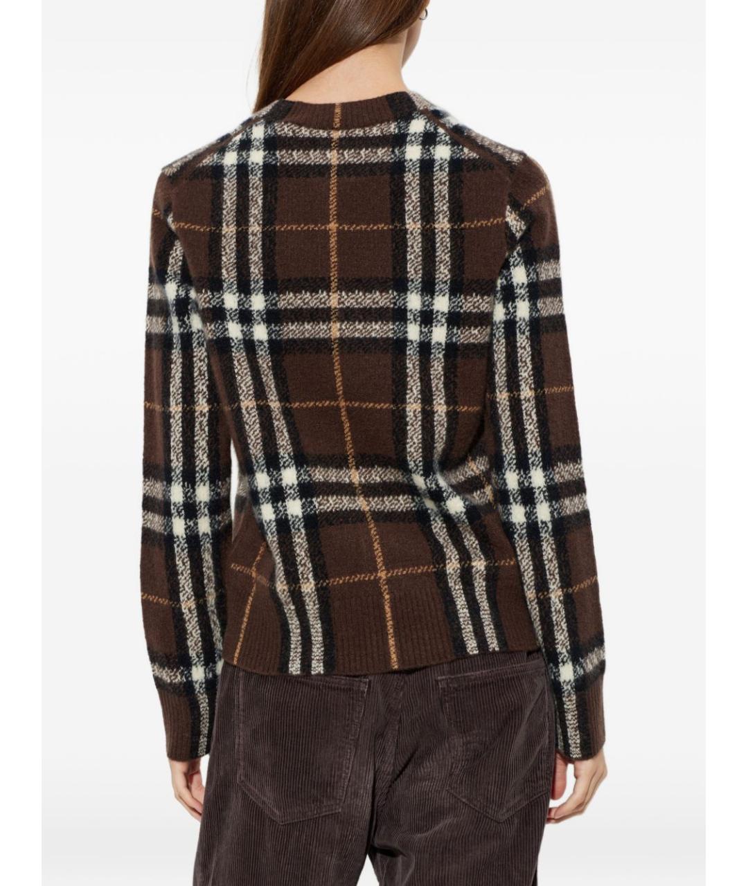 BURBERRY Коричневый кашемировый кардиган, фото 2