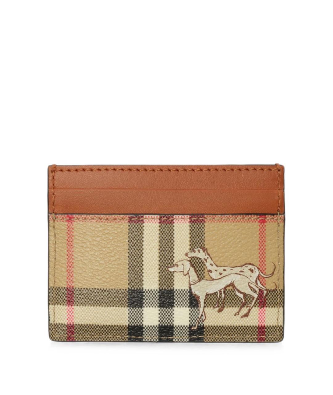 BURBERRY Бежевый кардхолдер, фото 2