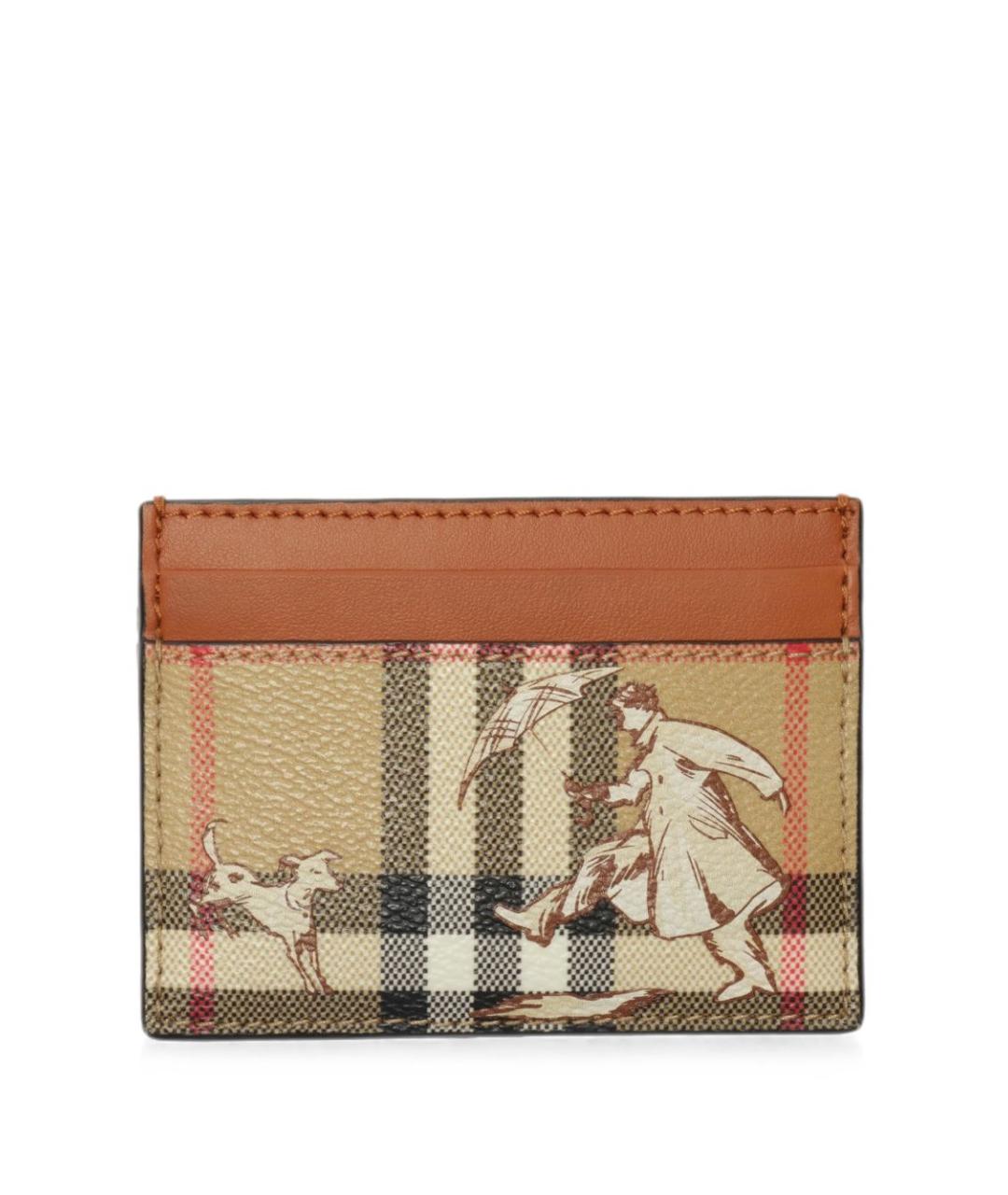 BURBERRY Бежевый кардхолдер, фото 1
