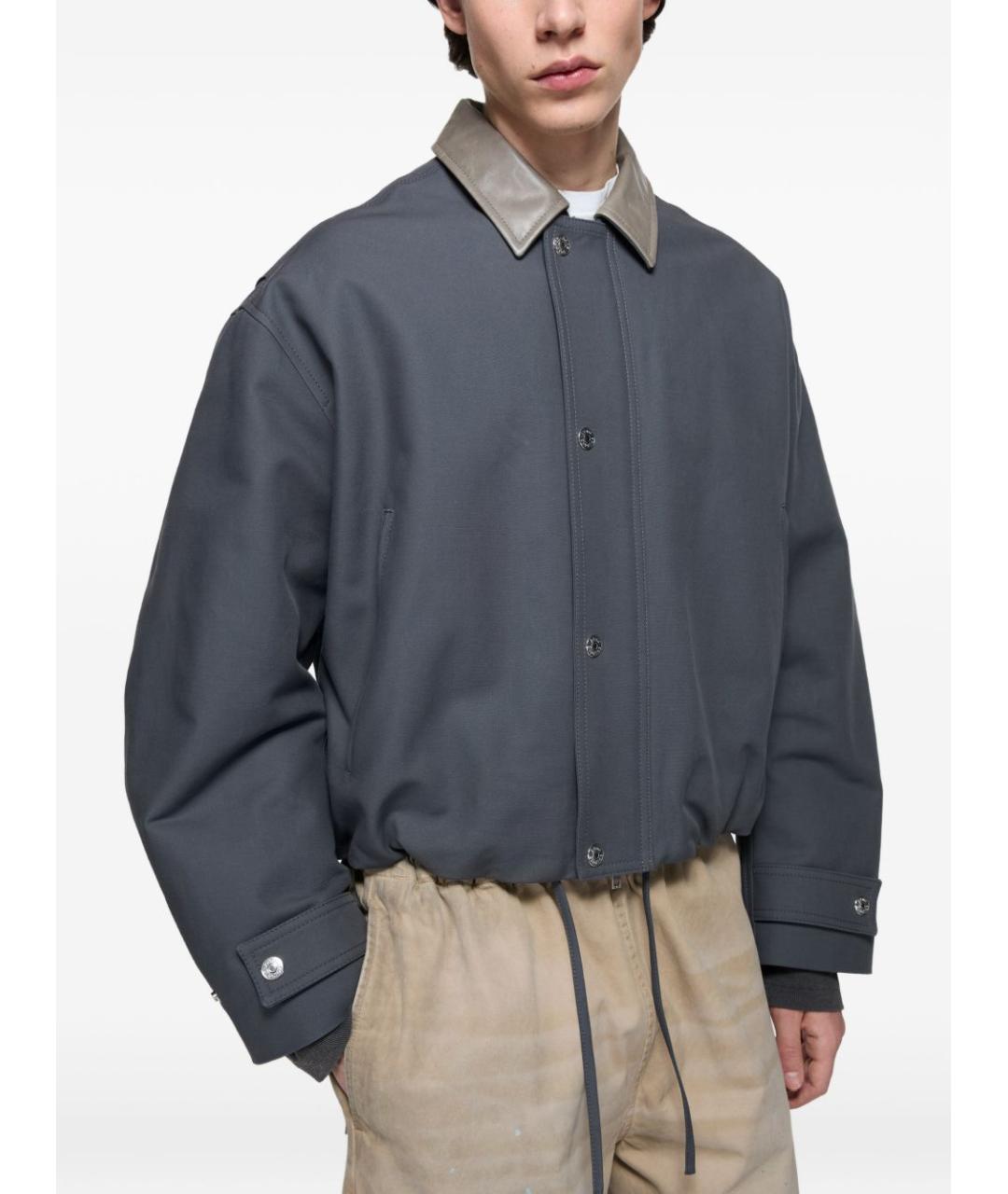 ACNE STUDIOS Серая полиэстеровая куртка, фото 3