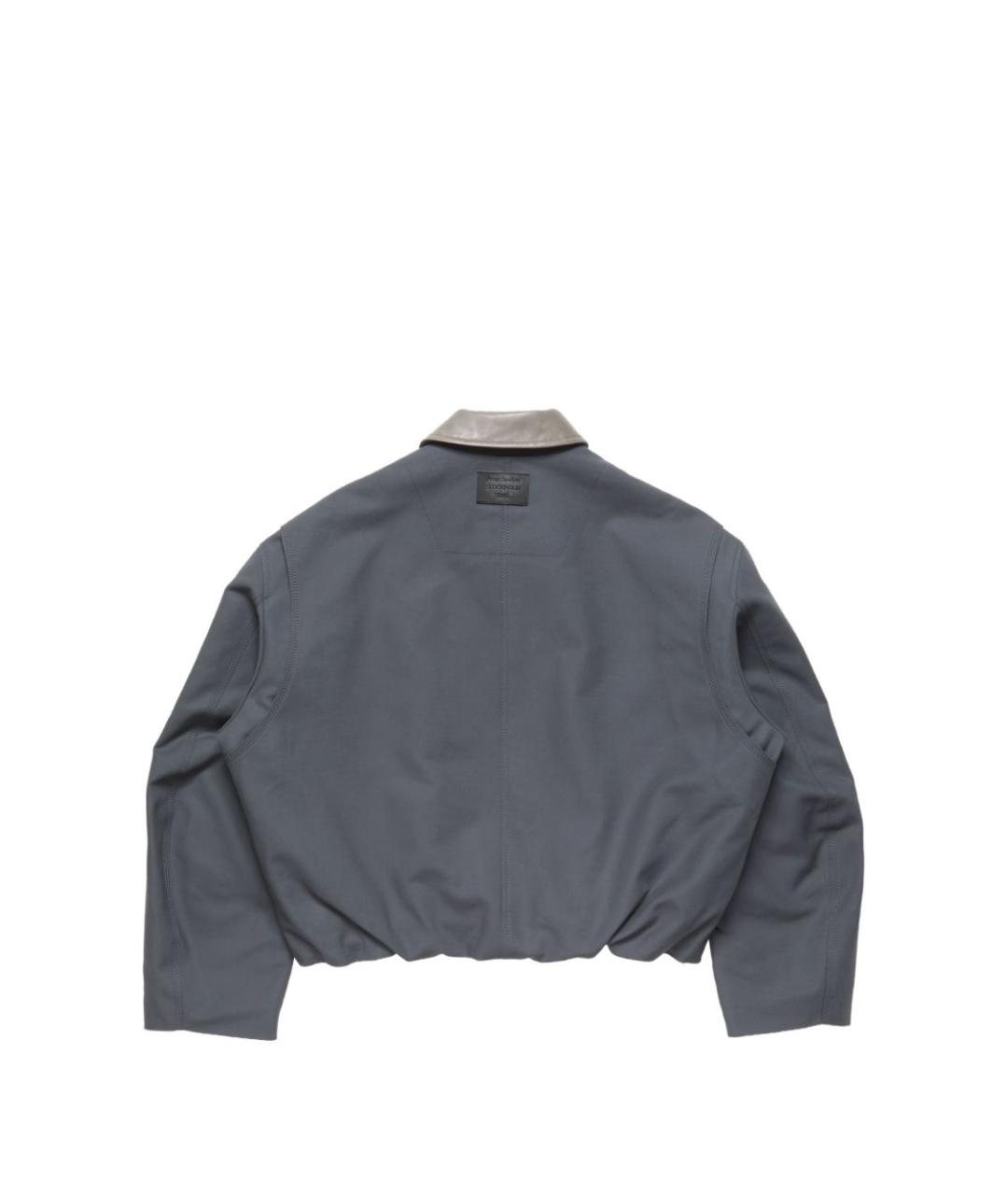 ACNE STUDIOS Серая полиэстеровая куртка, фото 4