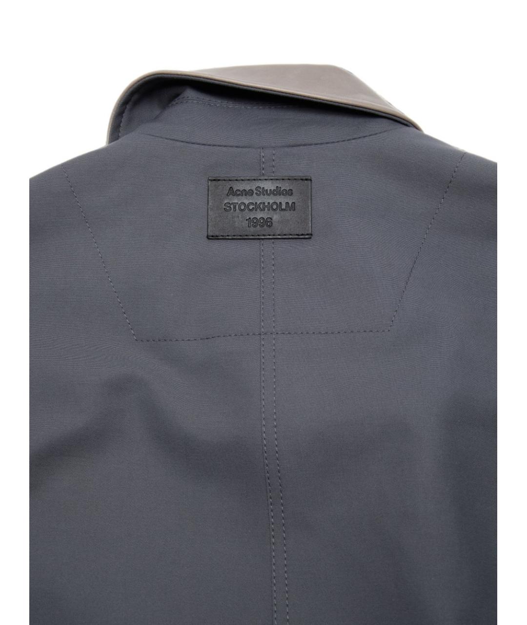 ACNE STUDIOS Серая полиэстеровая куртка, фото 5