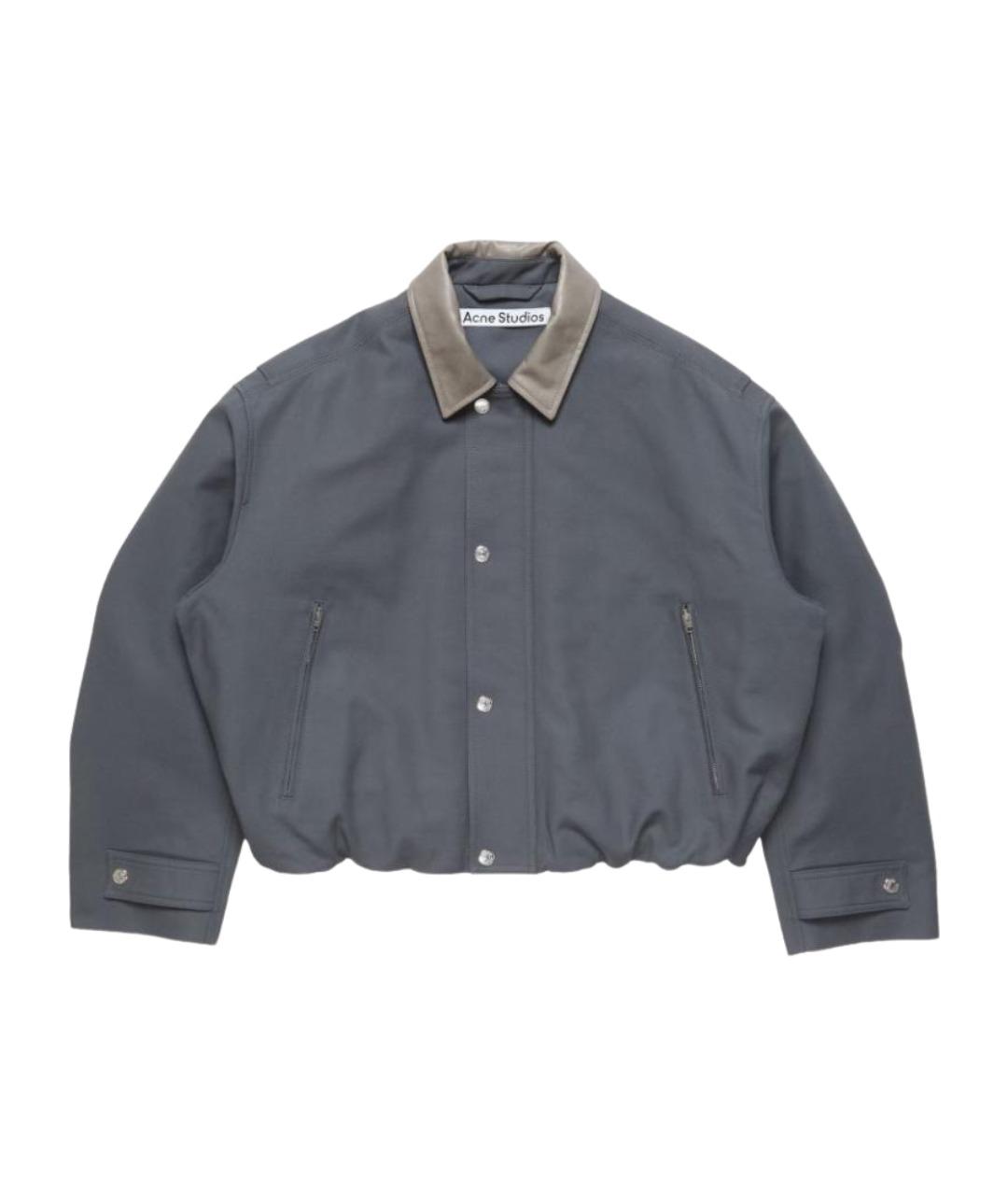 ACNE STUDIOS Серая полиэстеровая куртка, фото 1