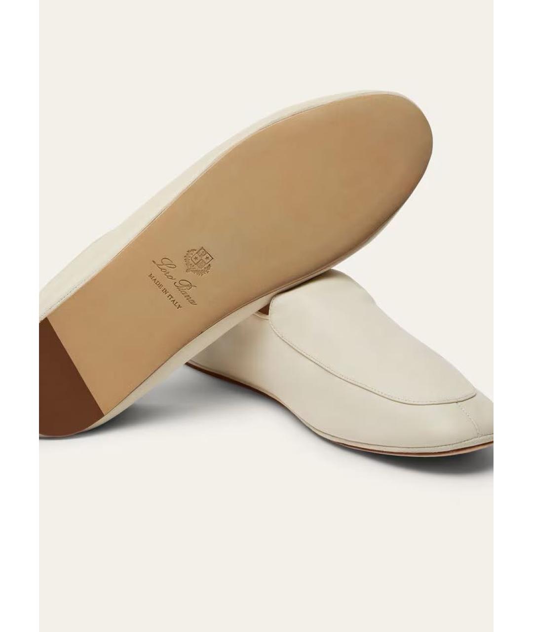 LORO PIANA Кожаные лоферы, фото 4