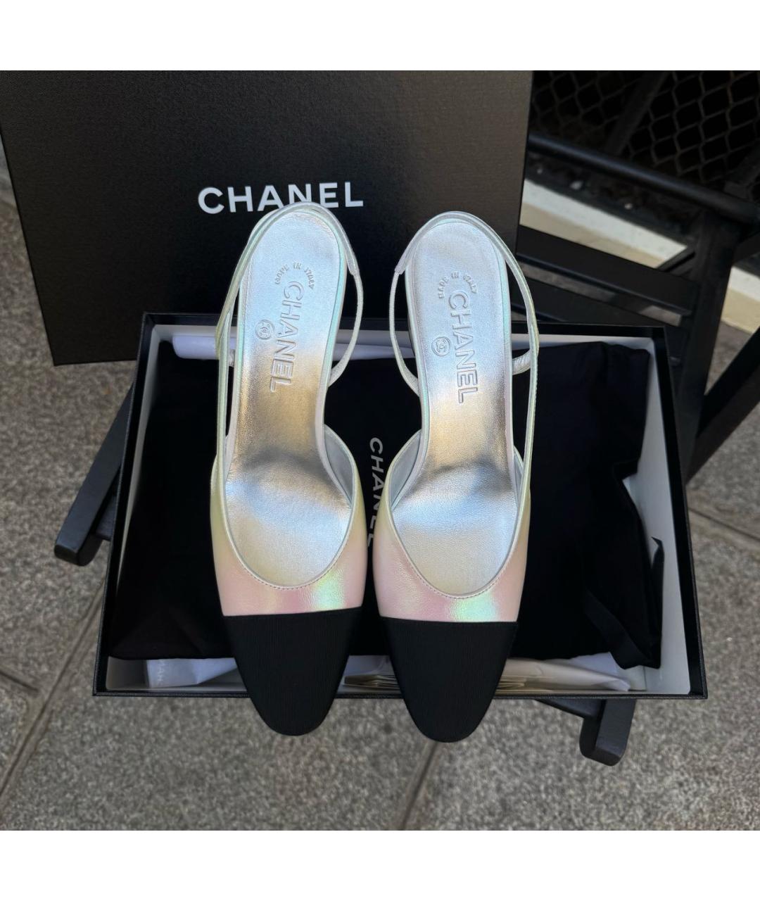 CHANEL Мульти кожаные туфли, фото 2